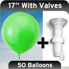 50 Balloons Green