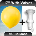 50 Balloons Yellow